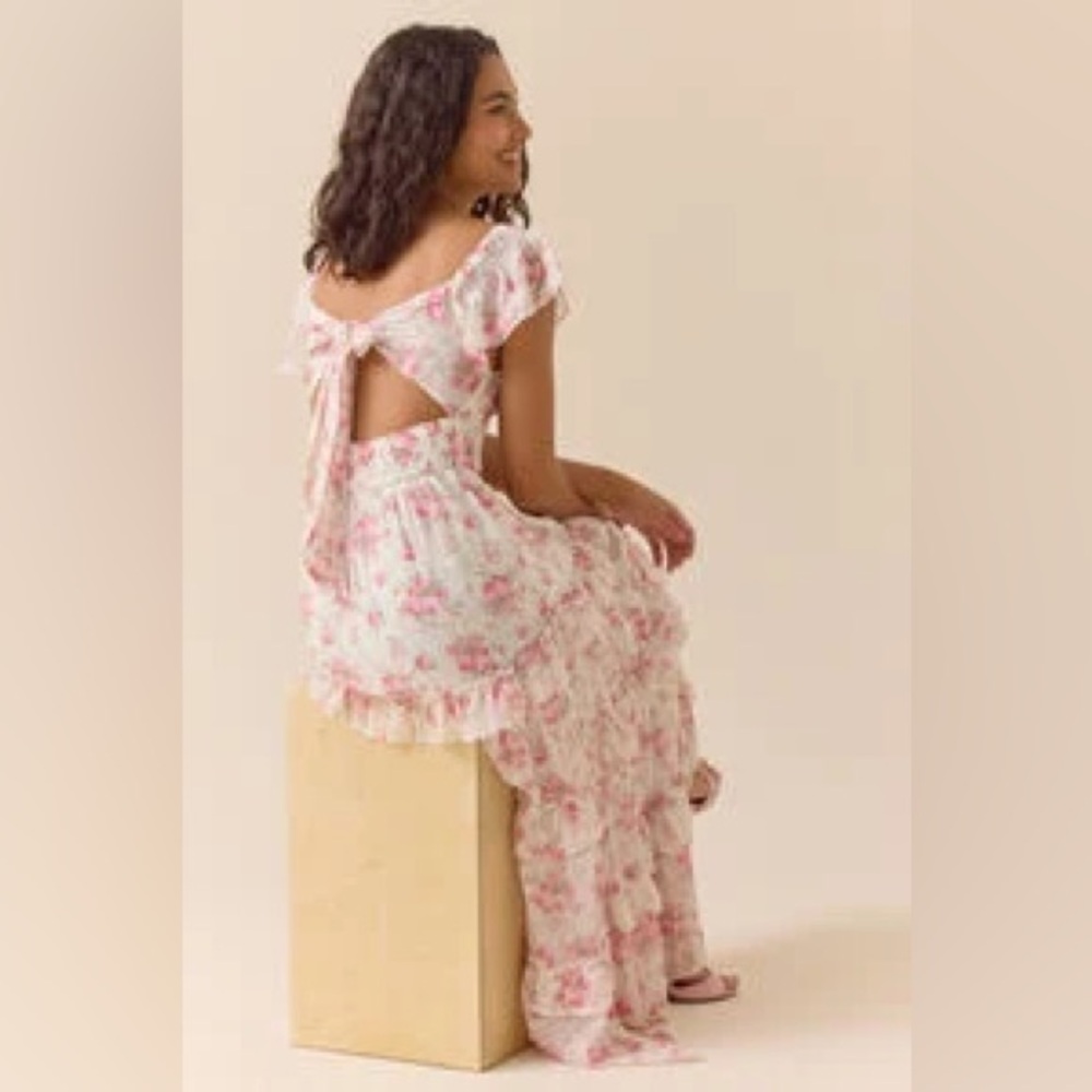 NWT Altar’d State Korah Floral Maxi Dress - Picture 4 of 6